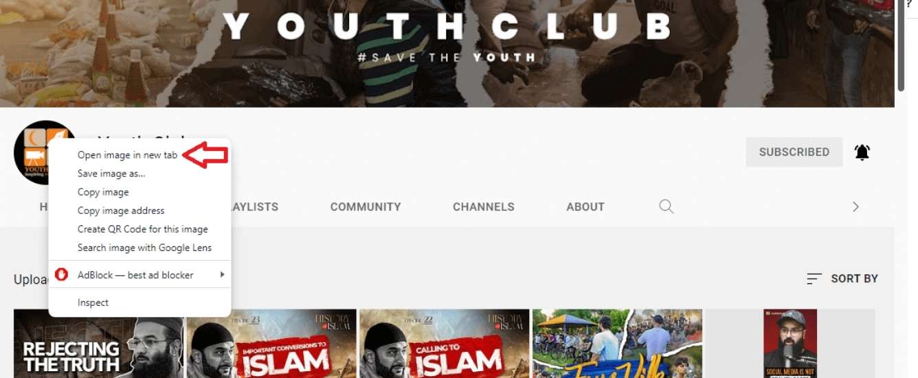 Youth club youtube channel pic