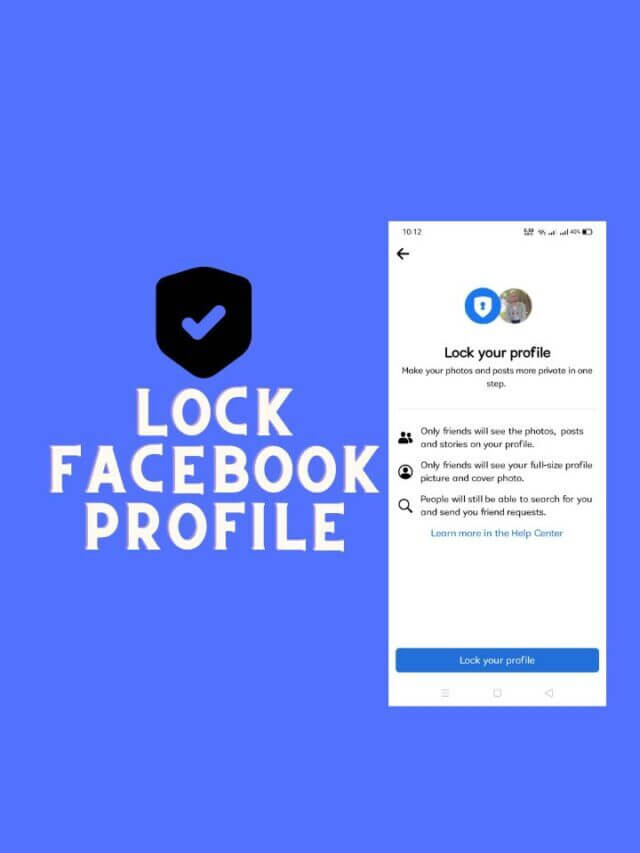 How to lock facebook profile