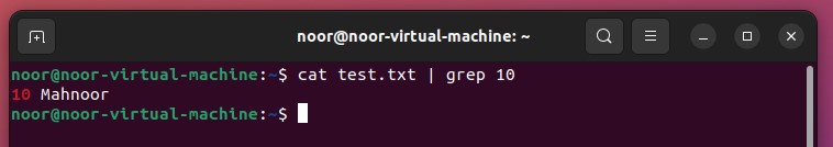 grep command ubuntu