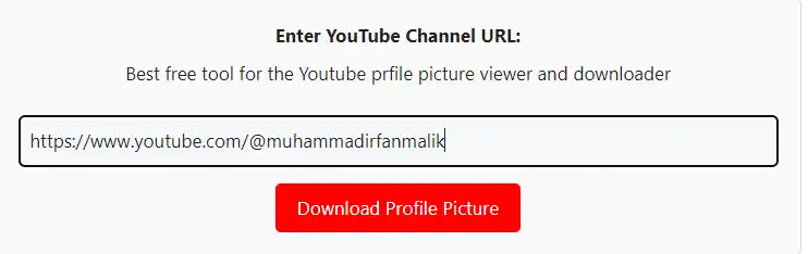 Youtube profile picture downloader online