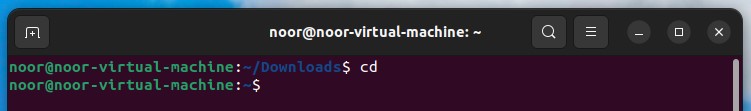 cd change to root