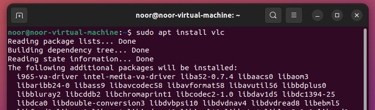 sudo apt command