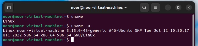 uname command