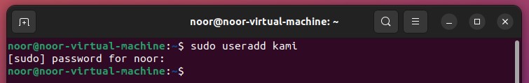 useradd commend in ubuntu