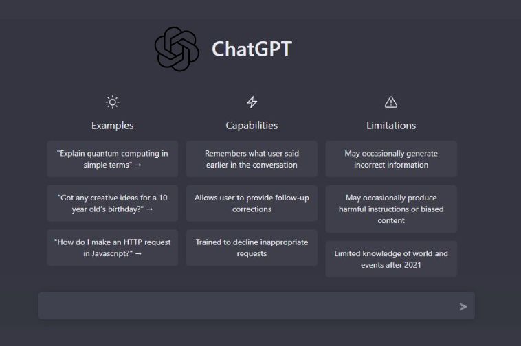 ChatGPT OpenAI model