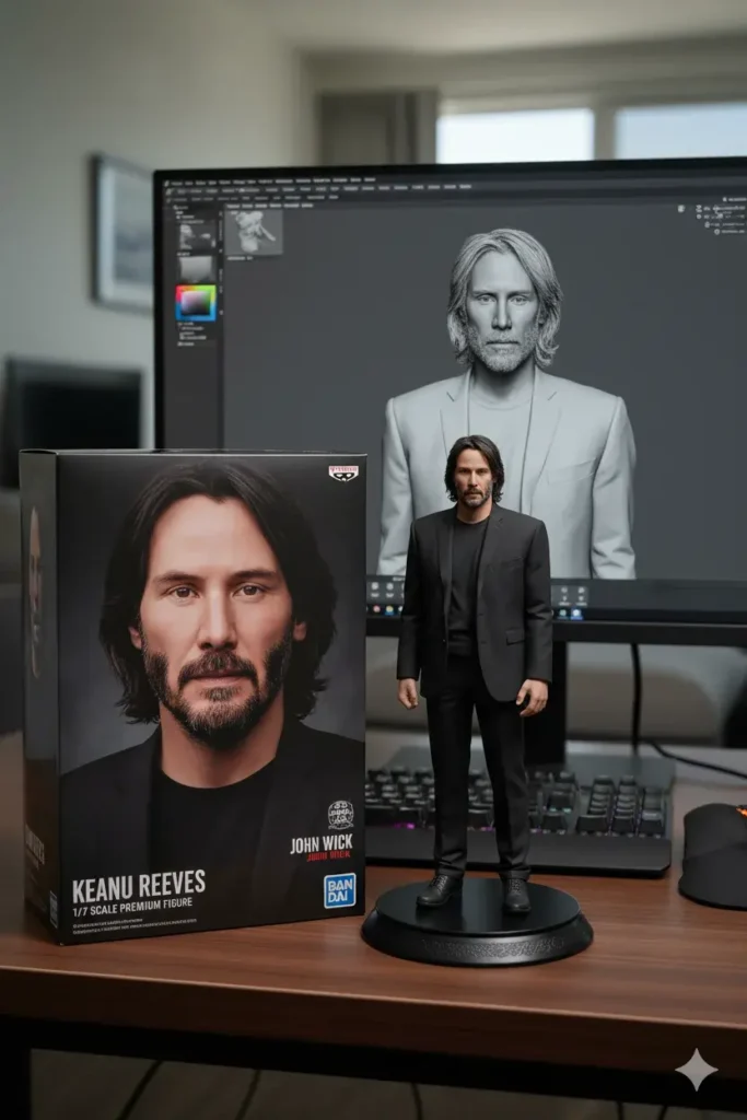 3D Action Figure prompt response