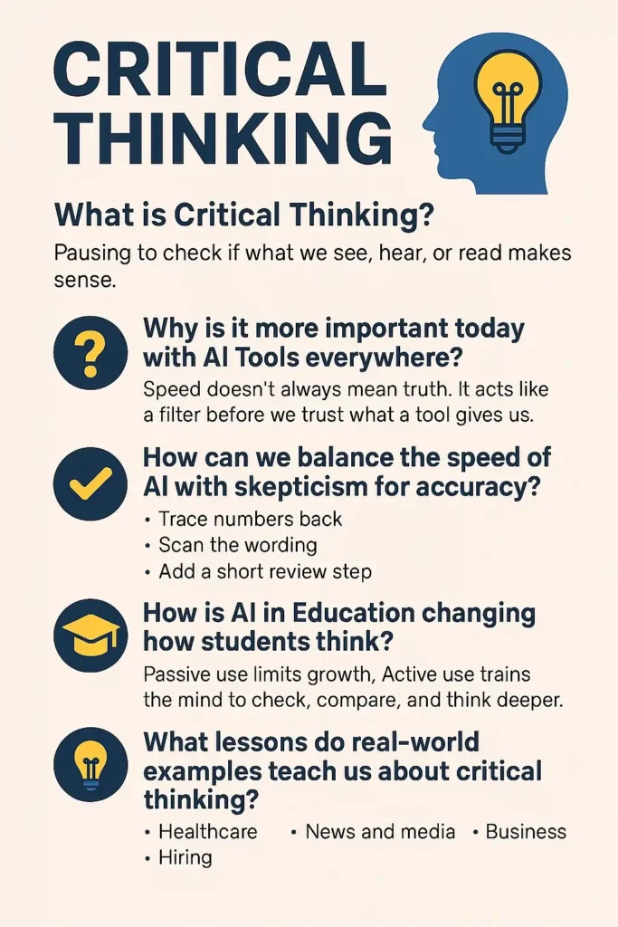AI and critical thinking