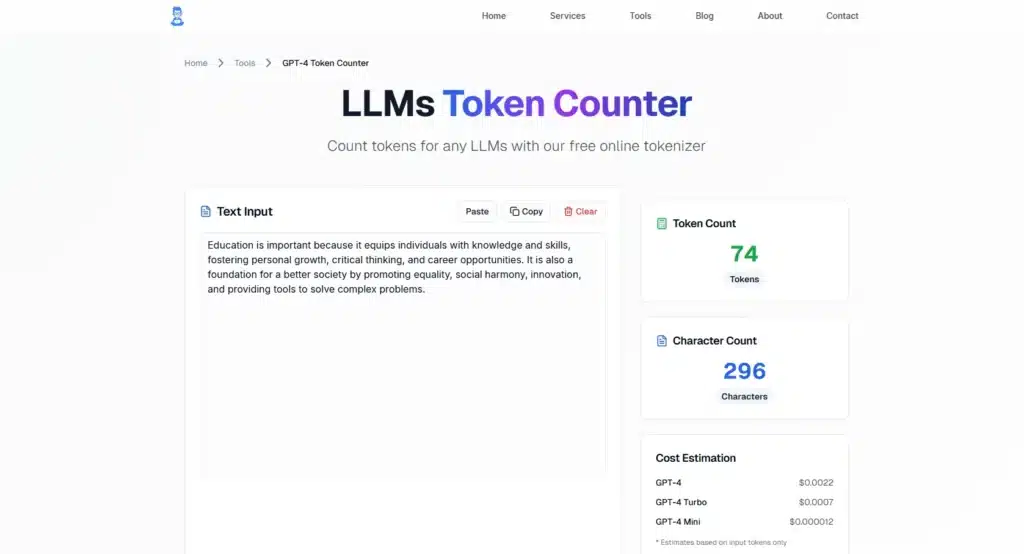Token Counter
